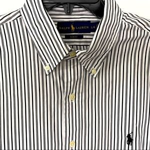 RALPH LAUREN Button Down Oxford Mens Large